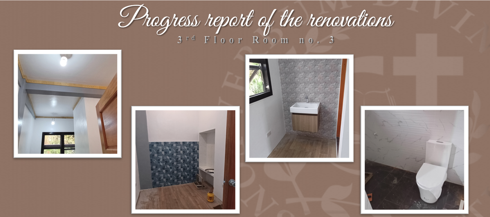 Progress report on the Renovations (3rd Floor Room no. 3)